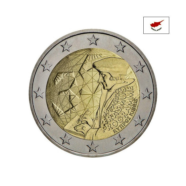 Cyprus 2 Euro 2022 "Erasmus (ERA)" UNC