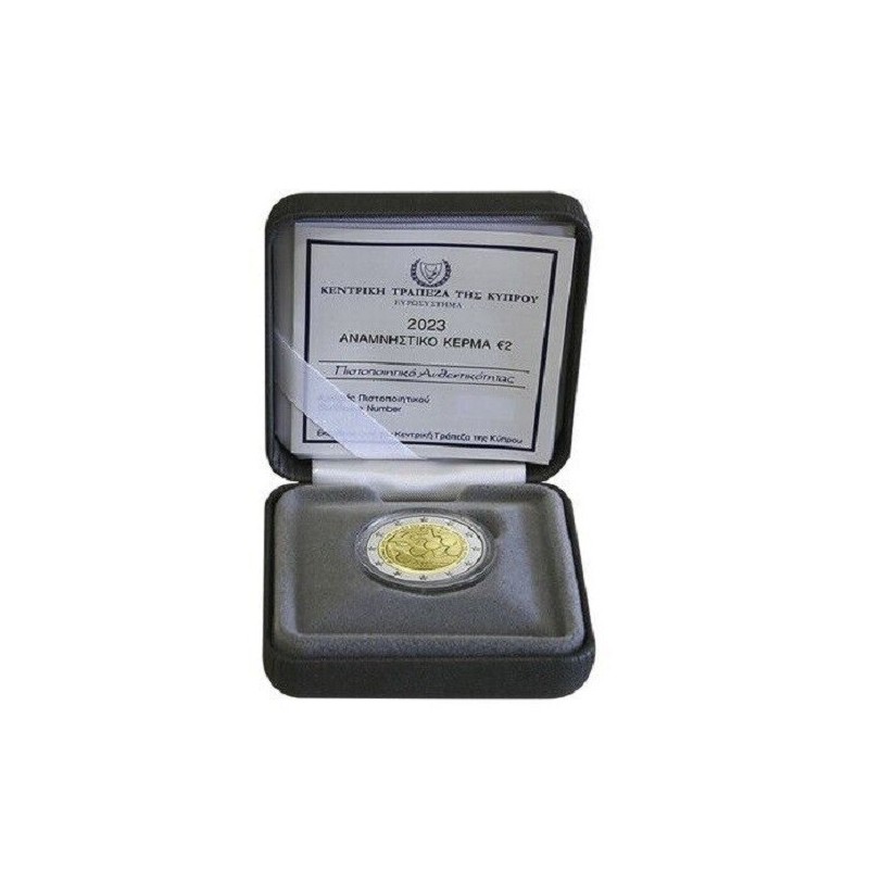 Cyprus 2 Euro 2023 "Central Bank" Proof