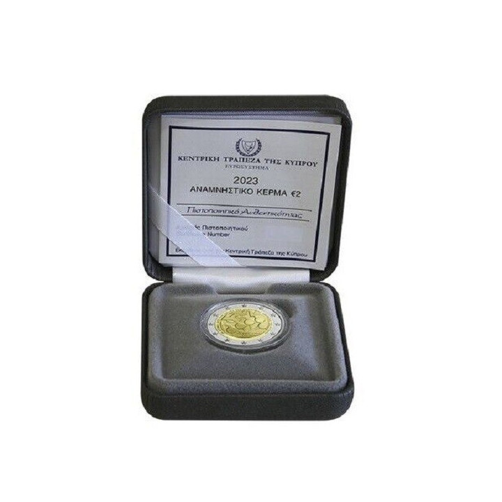 Cyprus 2 Euro 2023 "Central Bank" Proof