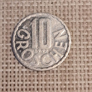 Austria 10 Groschen 1992 KM-2878 VF