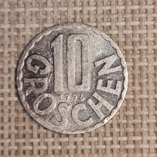Austria 10 Groschen 1996 KM-2878 VF
