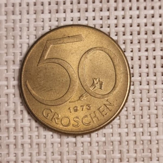 Austria 50 Groschen 1973 KM-2885 VF