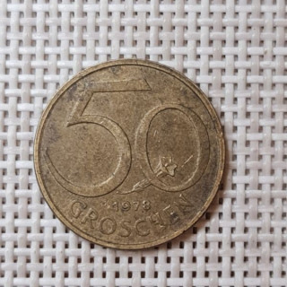 Austria 50 Groschen 1978 KM-2885 VF