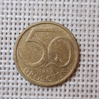 Austria 50 Groschen 1983 KM-2885 VF