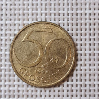Austria 50 Groschen 1985 KM-2885 VF