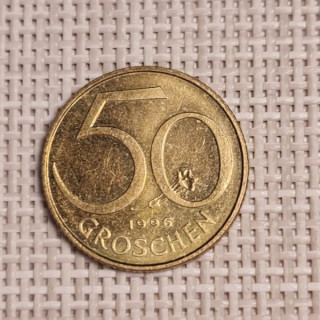Austria 50 Groschen 1996 KM-2885 XF