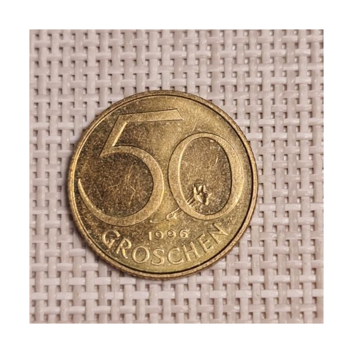 Austria 50 Groschen 1996 KM-2885 XF