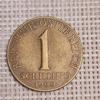 Austria 1 Schilling 1960 KM-2886 VF