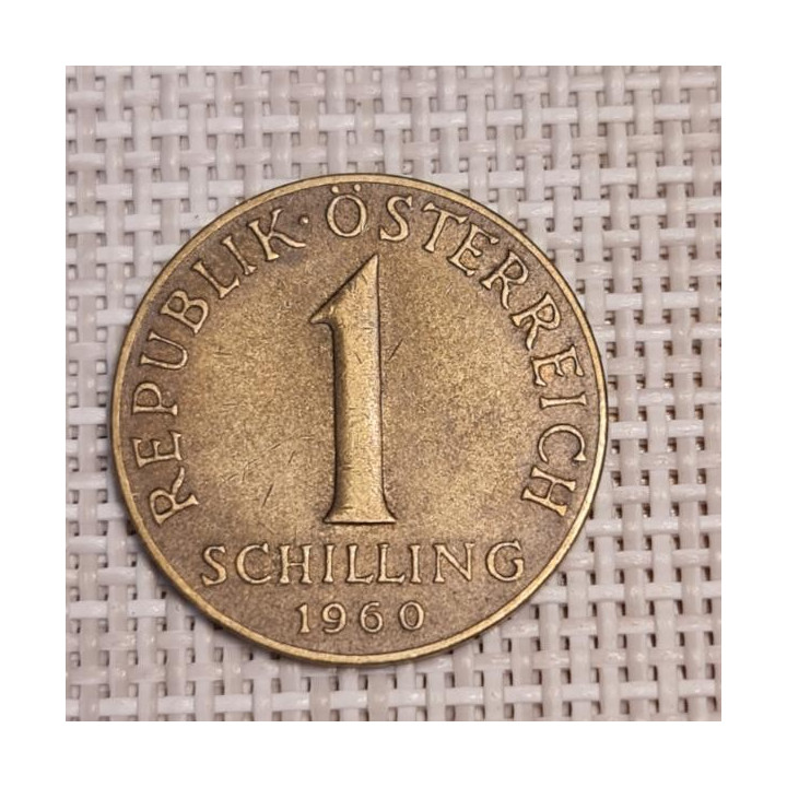 Austria 1 Schilling 1960 KM-2886 VF