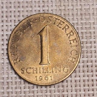 Austria 1 Schilling 1961 KM-2886 VF