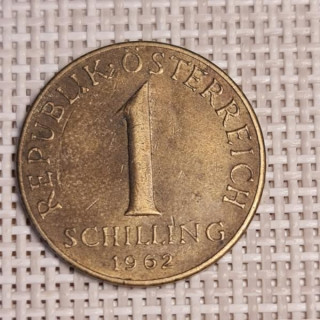 Austria 1 Schilling 1962 KM-2886 VF