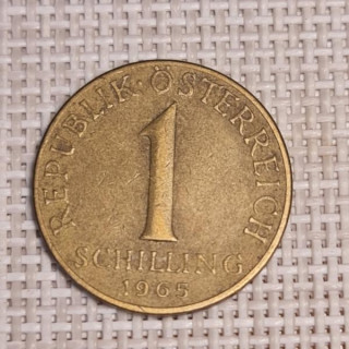 Austria 1 Schilling 1965 KM-2886 VF