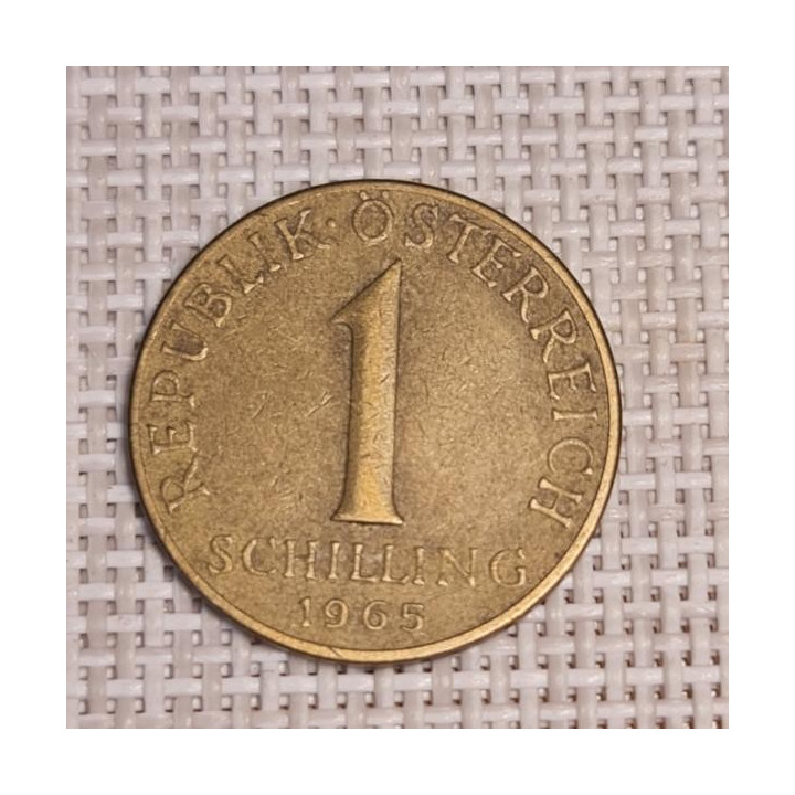 Austria 1 Schilling 1965 KM-2886 VF