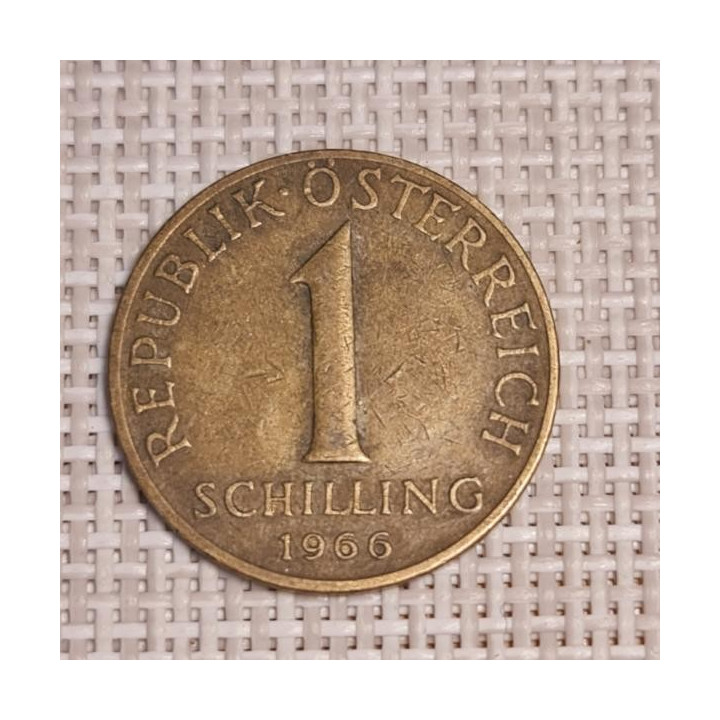 Austria 1 Schilling 1966 KM-2886 VF