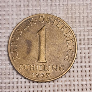 Austria 1 Schilling 1967 KM-2886 VF