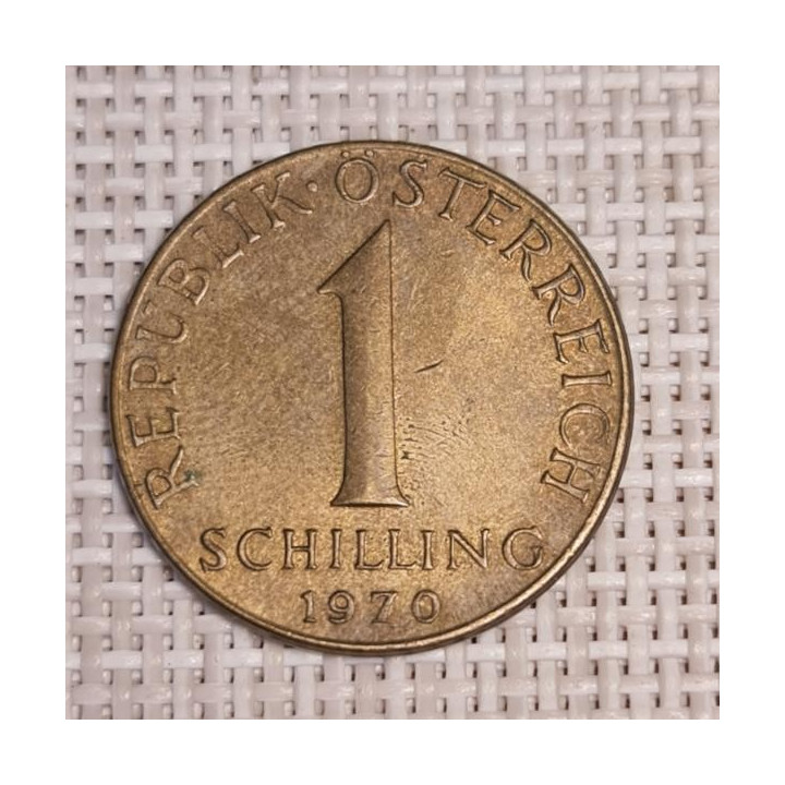 Austria 1 Schilling 1970 KM-2886 VF