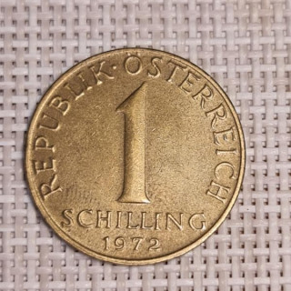 Austria 1 Schilling 1972 KM-2886 VF