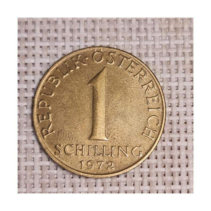 Austria 1 Schilling 1972 KM-2886 VF