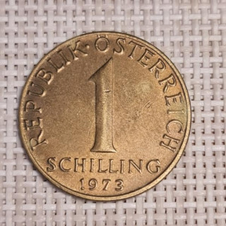 Austria 1 Schilling 1973 KM-2886 VF