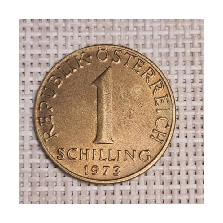 Austria 1 Schilling 1973 KM-2886 VF