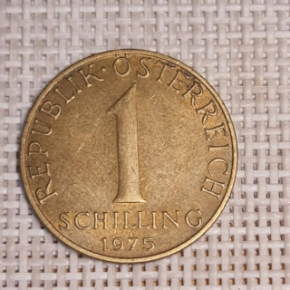 Austria 1 Schilling 1975 KM-2886 VF