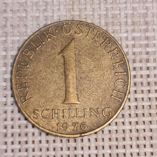 Austria 1 Schilling 1976 KM-2886 VF