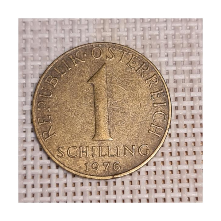 Austria 1 Schilling 1976 KM-2886 VF