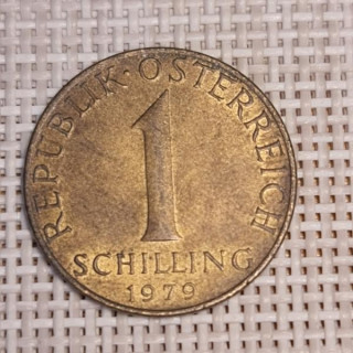 Austria 1 Schilling 1979 KM-2886 VF