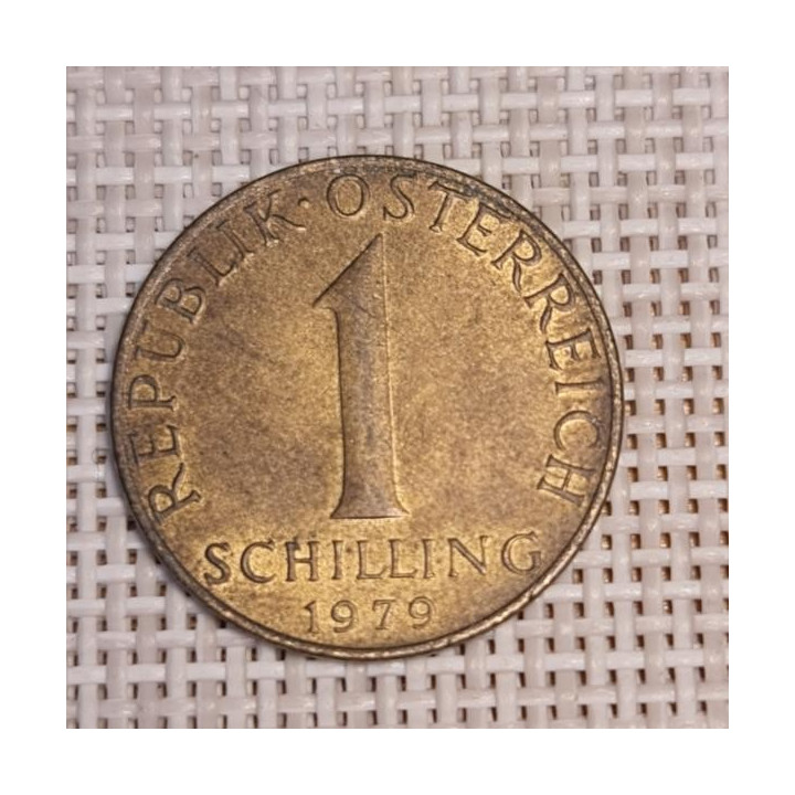Austria 1 Schilling 1979 KM-2886 VF