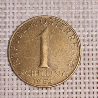 Austria 1 Schilling 1982 KM-2886 VF