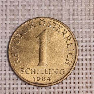 Austria 1 Schilling 1984 KM-2886 VF