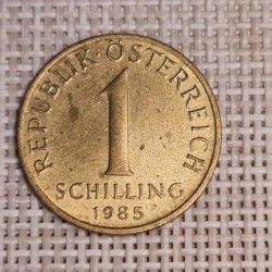 Austria 1 Schilling 1985 KM-2886 VF
