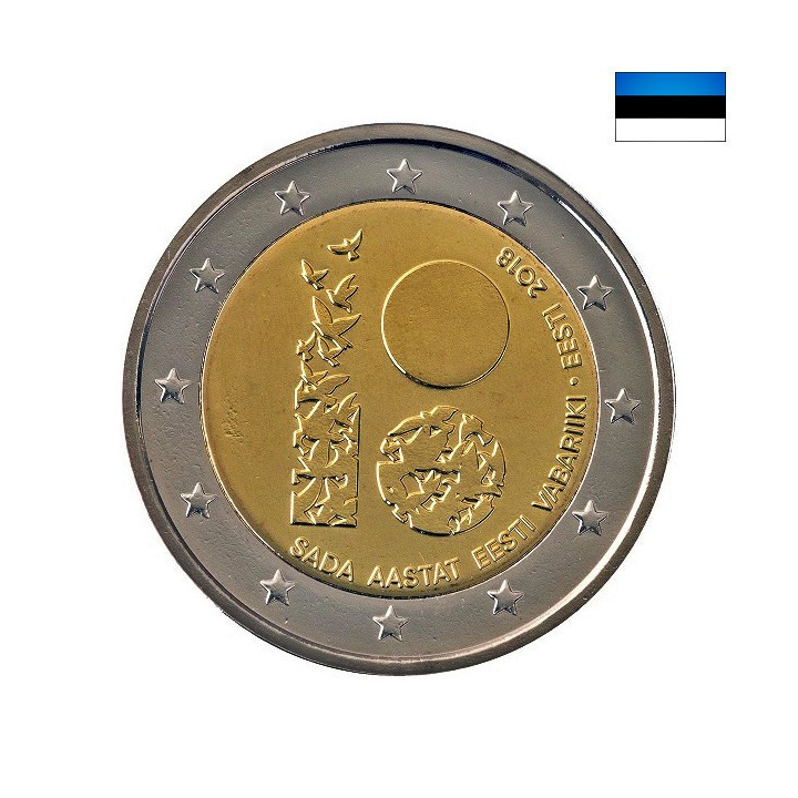 Estonia 2 Euro 2018 "Estonia" UNC