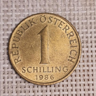 Austria 1 Schilling 1986 KM-2886 VF
