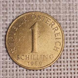 Austria 1 Schilling 1989 KM-2886 VF