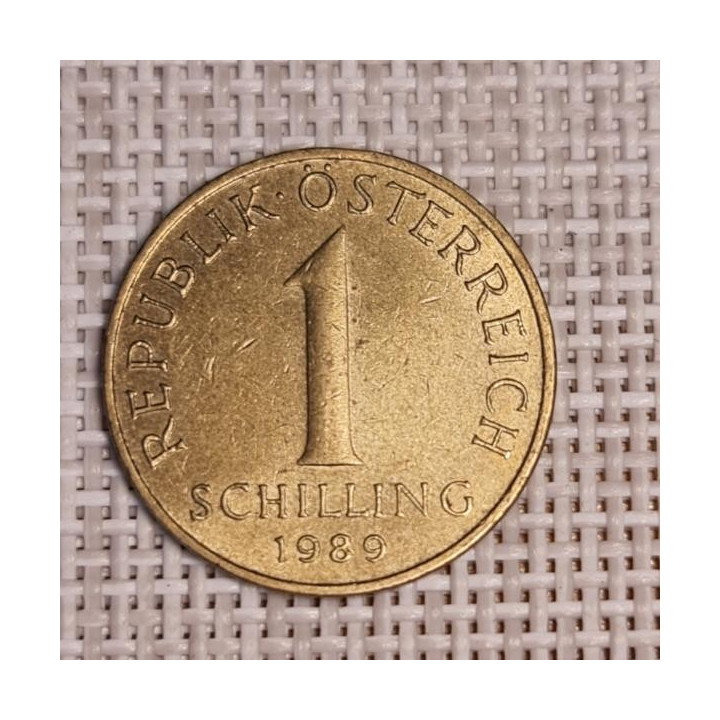 Austria 1 Schilling 1989 KM-2886 VF