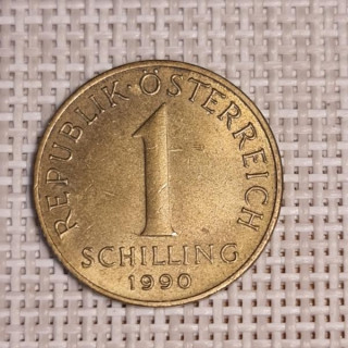 Austria 1 Schilling 1990 KM-2886 VF