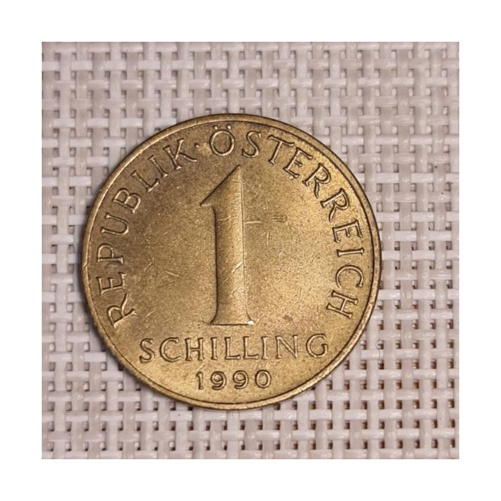 Austria 1 Schilling 1990 KM-2886 VF