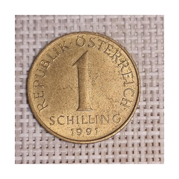 Austria 1 Schilling 1991 KM-2886 VF