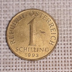 Austria 1 Schilling 1993 KM-2886 VF