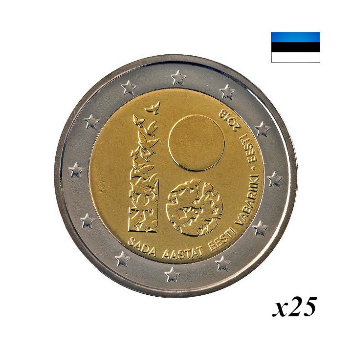 Estonia 2 Euro 2018 "Estonia" Roll