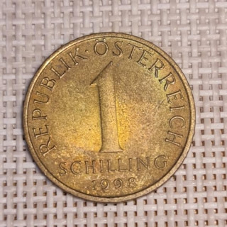 Austria 1 Schilling 1998 KM-2886 VF