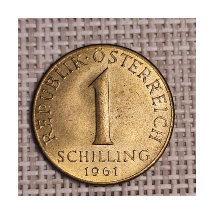Austria 1 Schilling 1961 KM-2886 XF