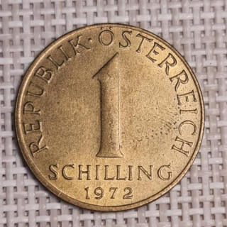 Austria 1 Schilling 1972 KM-2886 XF
