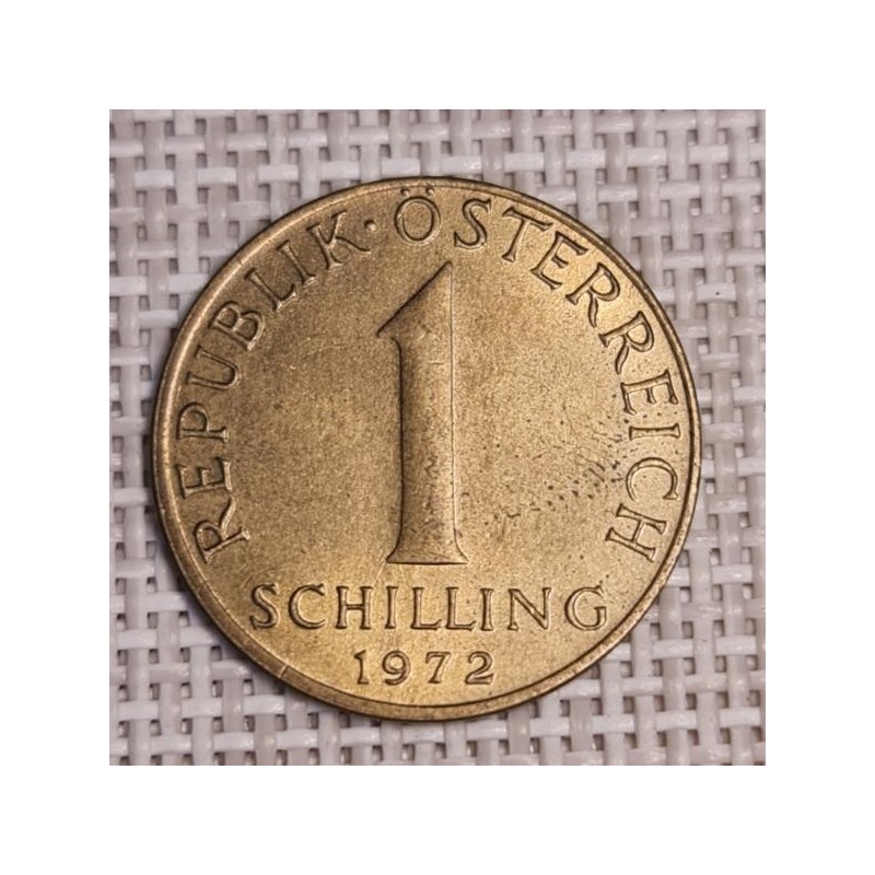 Austria 1 Schilling 1972 KM-2886 XF