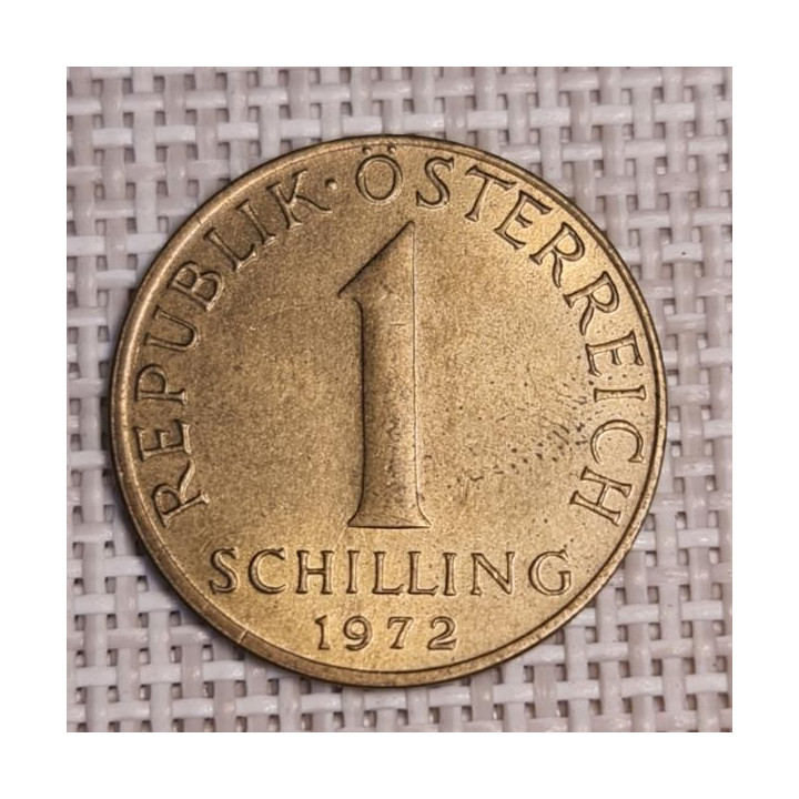 Austria 1 Schilling 1972 KM-2886 XF