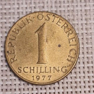 Austria 1 Schilling 1977 KM-2886 XF