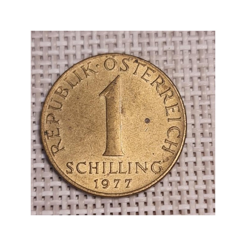 Austria 1 Schilling 1977 KM-2886 XF
