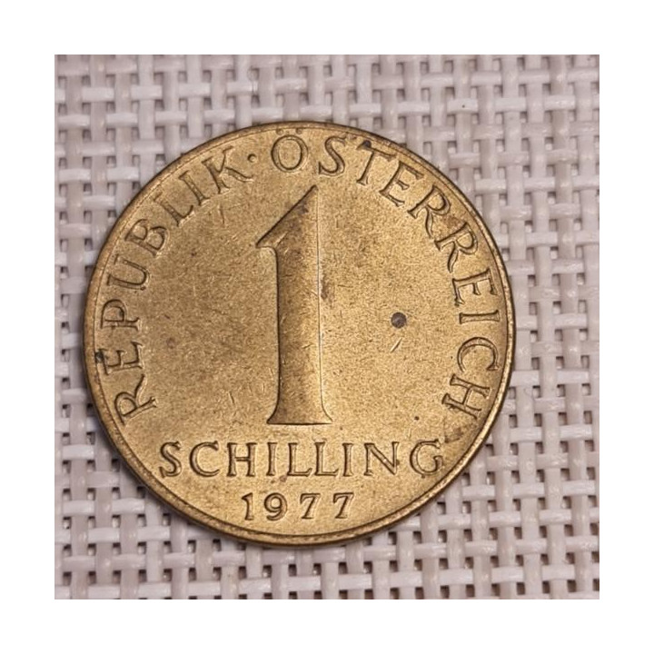 Austria 1 Schilling 1977 KM-2886 XF