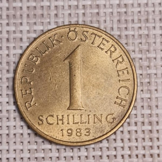 Austria 1 Schilling 1983 KM-2886 XF